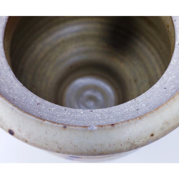 NICK JOERLING POTTERY Handmade Stoneware Honey Jar w/ Lid *Minor Flaw - Picture 12 of 12